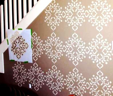 как сделать рисунки на обоях своими руками