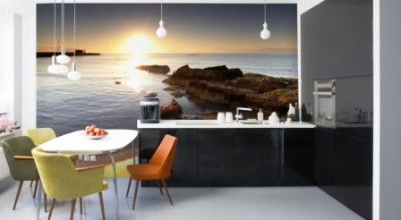 фотообои расширяющие пространство для кухни фото интерьера фотообои расширяющие пространство для кухни фото интерьера