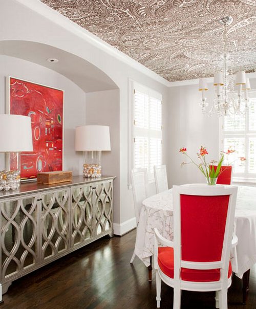 поклейка обоев на потолок поклейка обоев на потолок