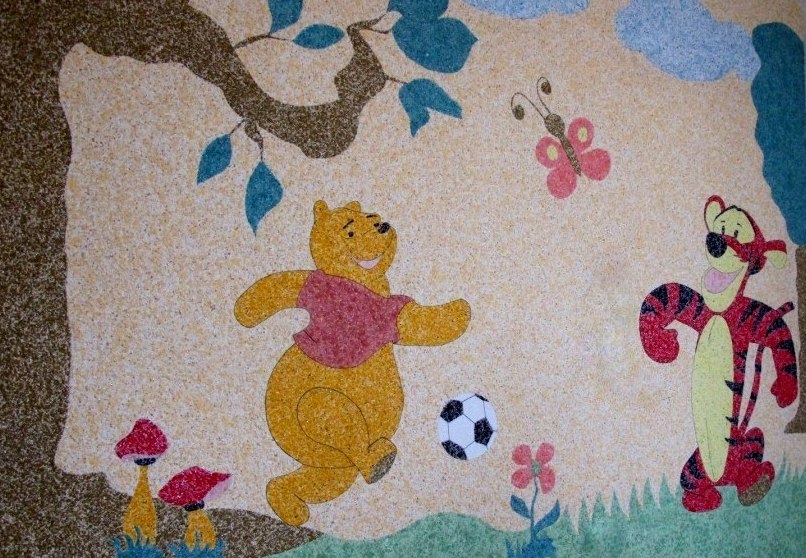 Трафареты для жидких обоев